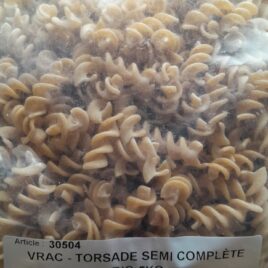 Fusilli/Torsade Pête semi complète