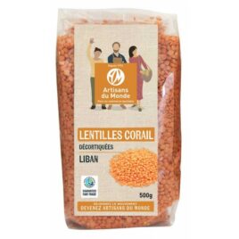 Lentilles corail du commerce équitable – 500g