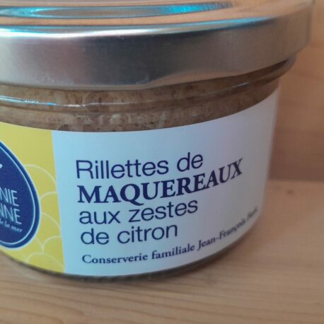 Rillettes de maquereaux aux zestes de citron